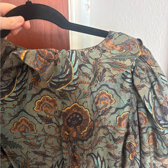 Ulla Johnson Multicolor Floral Long Sleeve Dress - Picture 13 of 14